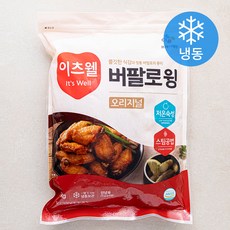 이츠웰 버팔로윙 오리지널 닭고기 (냉동), 1kg, 1개