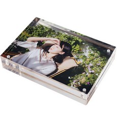 셀러마켓 아크릴 투명 차량용 액자 프레임 L, 1개, 혼합색상