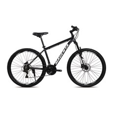 지오닉스 자전거 43.18cm 마젠타 370HD, 맷 블랙 + 화이트, 176cm