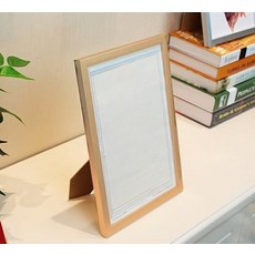 리앤베르 인테리어 탁상용 추억 납골당 사진 미니액자, 베이지, 1개