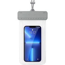 지비비 물놀이 핸드폰 방수팩, 그레이, 1개