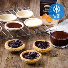 퍼프 패스트리 타르트 쉘 22g x 30개 + 에그크림 500g + 초코크림 500g 세트 (냉동), 1세트