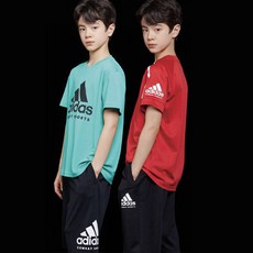 阿迪達斯兒童 adiktw 夏季上衣 2 件 + 下裝 2 件套