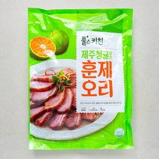 풀스키친 풀무원 제주청귤담은 훈제오리 슬라이스, 1kg, 1개
