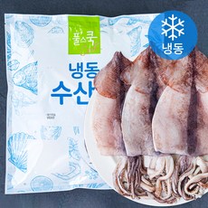풀스쿡 손질 오징어 (냉동), 600g, 1개