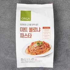 ORGA 토마토와 고기를 듬뿍 넣은 미트 볼로냐 파스타 2인분, 700g, 1개