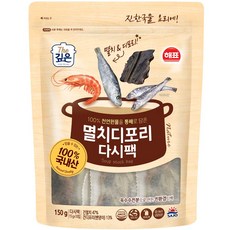 해표 멸치디포리 다시팩, 150g, 1...