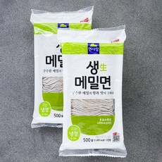 냉장_면사랑 생 메밀면, 500g, 2개