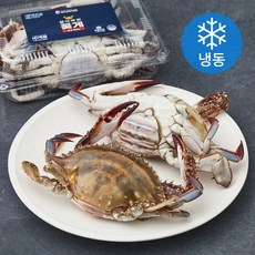 바다미식회 국내산 살이꽉찬 알배기 통꽃게 2~4마리 (냉동), 700g, 1개
