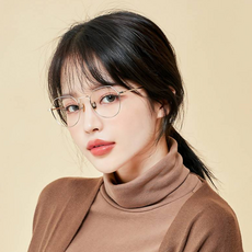 BEIMA 케미 퍼펙트 UV 자외선 블루라이트차단 다각형 렌즈 + 초경량 베타 티타늄 안경테 세트