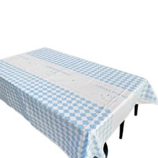 마켓피오 스마일 체커보드 일회용 테이블보 타입1, 1개입, 3개