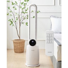 이노크아든 날개없는 타워형 무드등 리모컨 선풍기 IA-NF1000, 1개 - 이미지 3