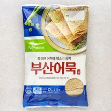 풀무원 부산어묵 채소사각, 375g, 1개
