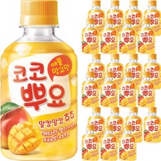 팔도 코코뿌요 음료 애플망고맛, 280ml, 24개