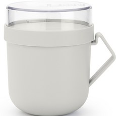 브라반티아 메이크 앤 테이크 스프 머그 0.6L, 라이트그레이, 1개