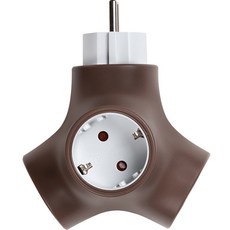 Tetrapod延長線 3孔 PA-GEK-03S, 13cm, Solid Brown, 1個