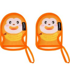 마니또 쥬쥬 유아 목욕장갑 키즈, 몽키(키즈), 2개