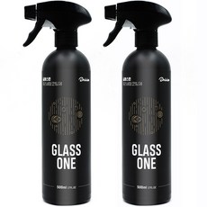 드라이뷰 글래스원 유리 발수 세정 코팅제, 500ml, 2개