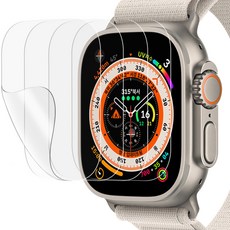 엑씨 스마트워치 우레탄 보호필름 4p 세트 49mm, 투명
