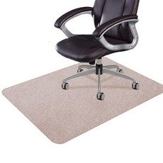 ETUDIER 의자매트 긁힘방지 체어매트 바닥보호 120 x 90 cm, 베이지, 1개