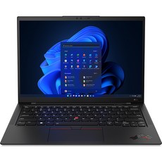  레노버 2022 씽크패드 X1 카본 Gen10 14, Black, 코어i7, 1TB, 32GB, WIN10 Pro, 21CB009LKR 