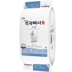 강아지 건강백서 푸들 사료, 연어, 6kg, 1개