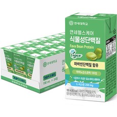 연세헬스케어 파바빈 식물성 단백질 음료, 24개, 190ml