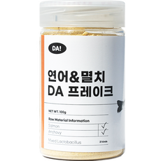 다펫토리 반려동물 DA 프레이크 간식, 연어 + 멸치 혼합맛, 100g, 1개