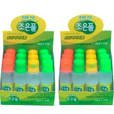 조은풀 물풀, 40ml, 24개 - 비단풀칠