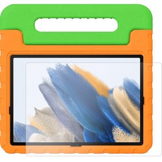 제이로드 에바폼 태블릿 PC 케이스 + 액정보호필름 세트, 캐롯