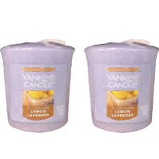 YANKee CANDLe 香氛蠟燭, 檸檬薰衣草, 49g, 2個