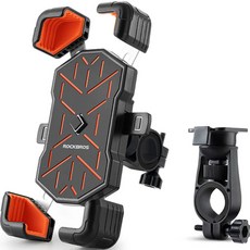 ROCKBROS 洛克兄弟 腳踏車滑板車機車手機支架 HW-117, 橘色, 1個