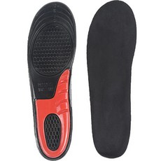 Wing Coco PU凝膠彈性軍用鞋墊 雙腳著用, 紅色, 1組