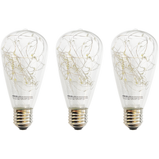 Focus Edison LED 1.5W 混沌日光彩色設計燈 ST64, 晝光色, 3個