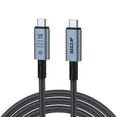 비잽 USB4 40G C to C PD3.1 케이블 240W 썬더볼트4 E-mark 5A, 100cm, 블랙, 1개