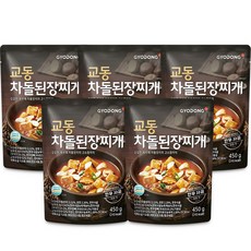 교동식품 차돌 된장찌개, 450g, 5개