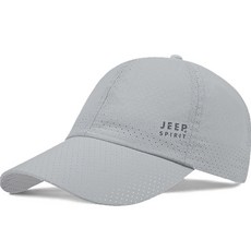 JEEP SPIRIT 웰리스 심플 메쉬 볼캡 야구모자 + 지프전용포장 - 여름모자