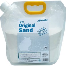 햄스터 오리지널 무향 모래, 2kg, 1개