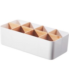다다 탈부착 기능형 데스크 수납 꽂이함 정리함 8칸, 화이트, 1개 화이트, 1개