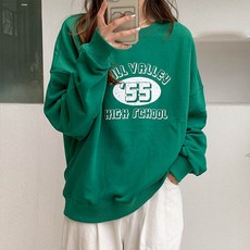 앤드스타일 여성용 힐로고 맨투맨 261253
