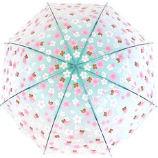 키즈스퀘어 꽃곰 투명 장우산