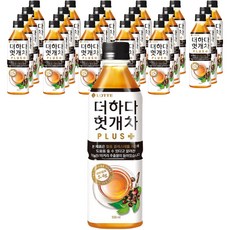 롯데칠성음료 더하다 헛개차 플러스, 500ml, 24개