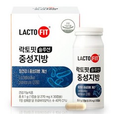 락토핏 솔루션 중성지방 유산균 8.1g, 30정, 2개