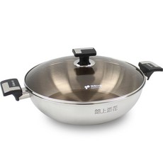 키친아트 인덕션 IH 금상첨화 스텐레스 궁중 전골냄비 32cm, 혼합색상, 1개