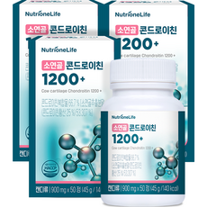 뉴트리원 소연골 콘드로이친 1200+ 45g, 50정, 3개