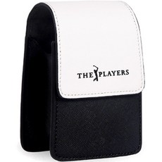 PGA투어 THE PLAYERS 투톤 거리측정기 케이스, 블랙 + 화이트