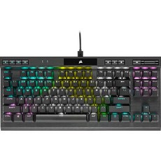커세어 K70 RGB
 커세어 K70 RGB TKL 은축 기계식 게이밍 유선키보드 텐키리스 RGP0071 블랙