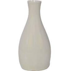 Dalsalt 陶瓷清酒瓶 白酒瓶 日本水壺 迷你玻璃瓶 Tokuri 象牙色 250ml, 1個