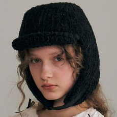 포에지담 BRAID EARFLAP HAT - 포에지담