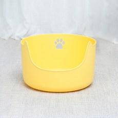 랜보어 반려동물 튐방지 반밀폐 화장실, 옐로우